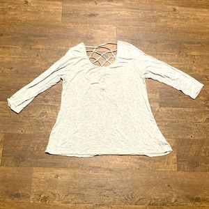 Arizona Jean Women’s Gray Blouse | X Large